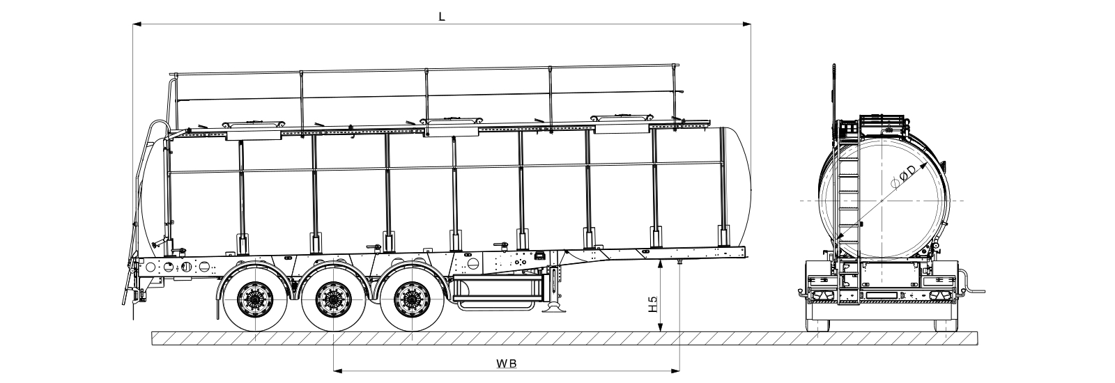 Цистерна Kässbohrer K.STL 30м3 - картинка - 2